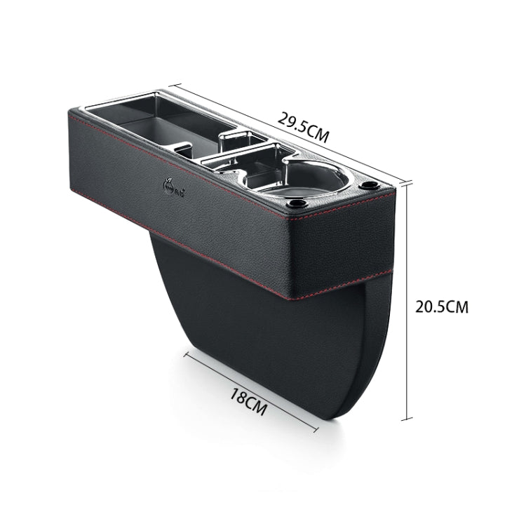 SUSISUN SNH010 Car Seat Gap Storage Box, Style:Positive Drive(Apricot)