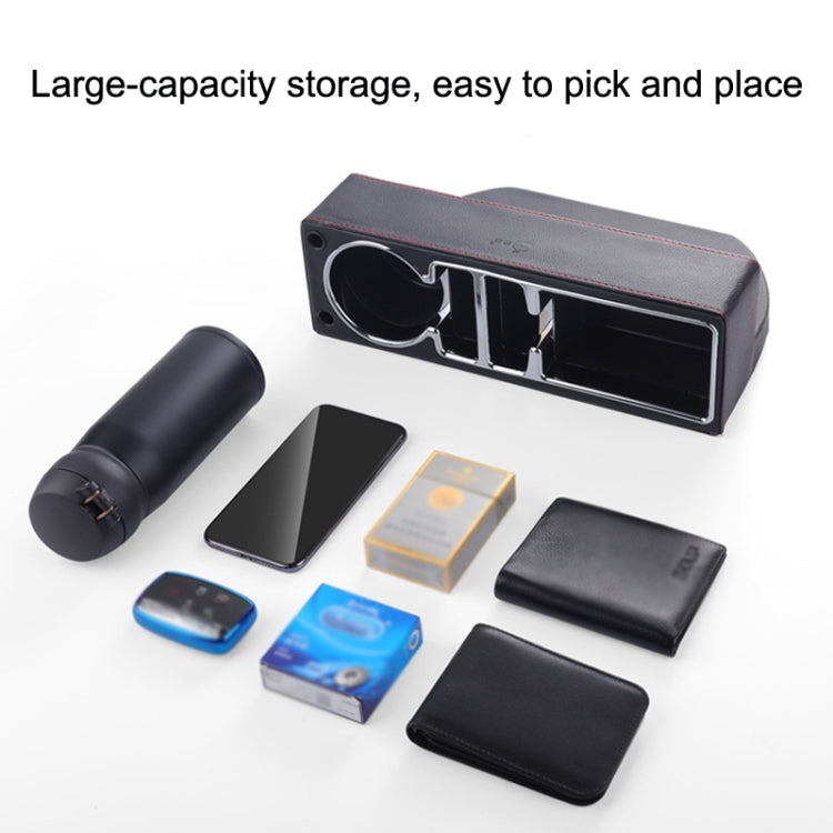 SUSISUN SNH010 Car Seat Gap Storage Box, Style:Co-driver(Brown)