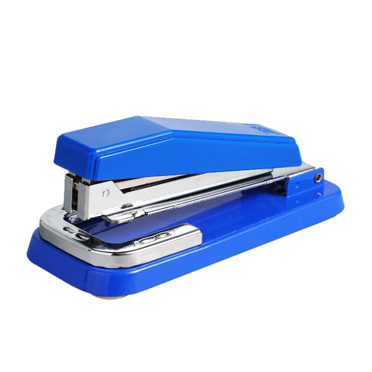 Deli 0414 Stapler Portable Rotatable Stapler 0012 Staple Nail(Blue)