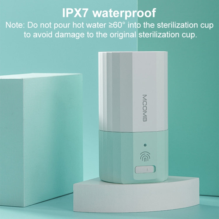 Mcomb IPX7 Waterproof USB Charging Smart Sterilization Cup(Green)