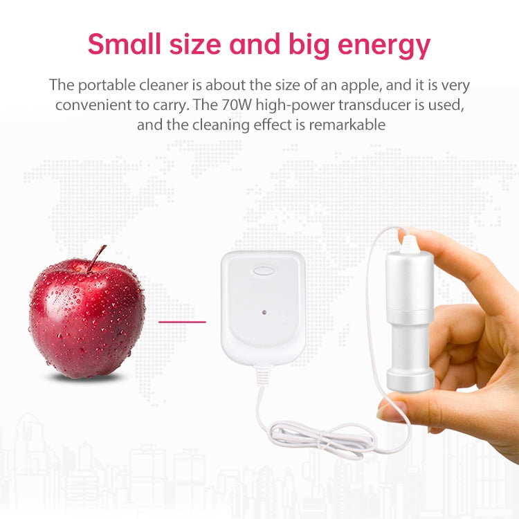 JeKen CE-9600 Household Ultrasonic Cleaner Vegetable Washing Glasses Watch Jewelry Cleaner(UK Plug)