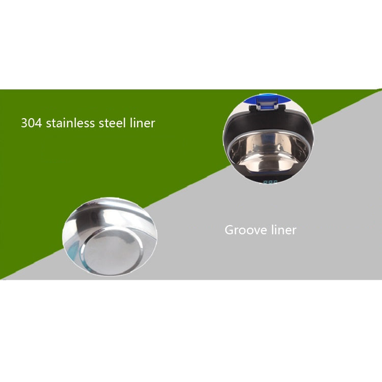 Jie Kang CE-5700A Ultrasonic Cleaner Household Jewelry Denture Glasses Cleaner(EU Plug)