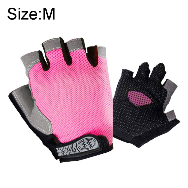 Summer Men Women Fitness Gloves Gym Weight Lifting Cycling Yoga Training Thin Breathable Antiskid Half Finger Gloves, S, L, XL, M