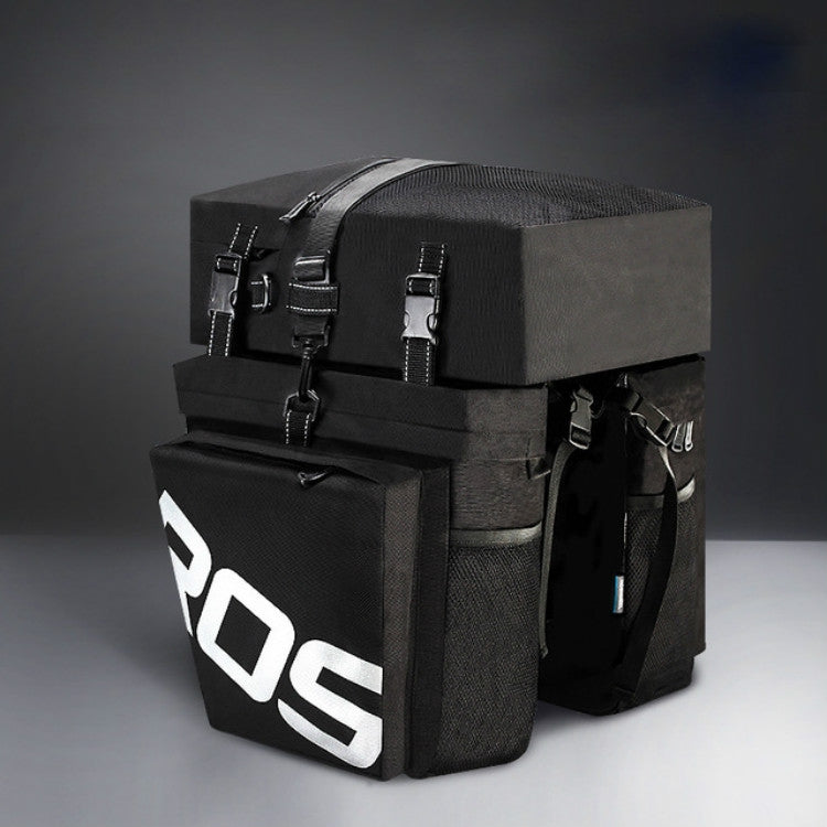 ROSWHEEL Bicycle Back Pack, Style:Black