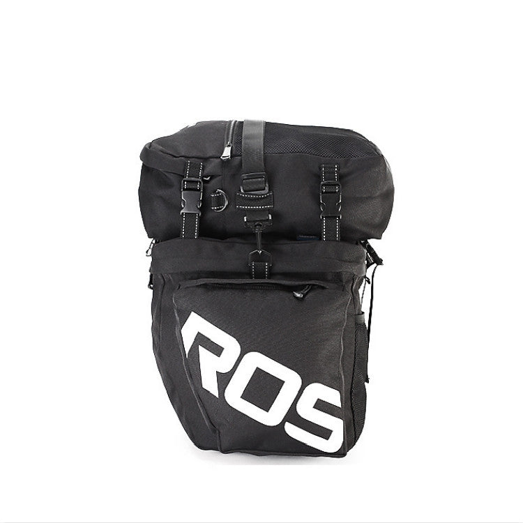 ROSWHEEL Bicycle Back Pack, Style:Black