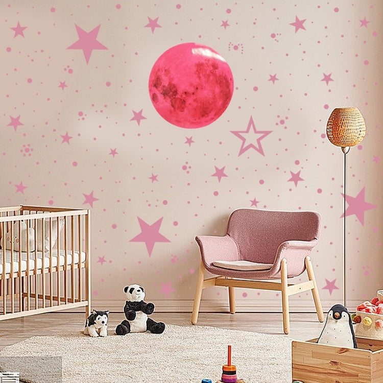 AFG33003 Home Decoration Luminous Stars Moon PVC Stickers, Specification:Green Moon 12cm, 30cm Pink Moon, 20cm Pink Moon, 10cm Pink Moon, 30cm Blue Moon, 20cm Blue Moon, 30cm Green Moon, 20cm Green Moon