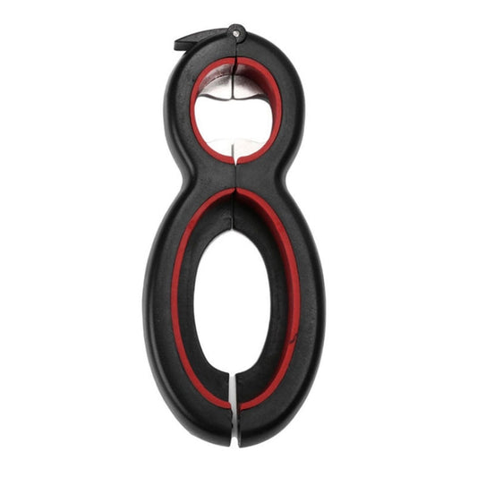 2 PCS 6 in 1 Multi-Function Twist Bottle Opener All in One Jar Gripper Wine Beer Lid Twist Off Jar Opener Claw, Bottle Opener