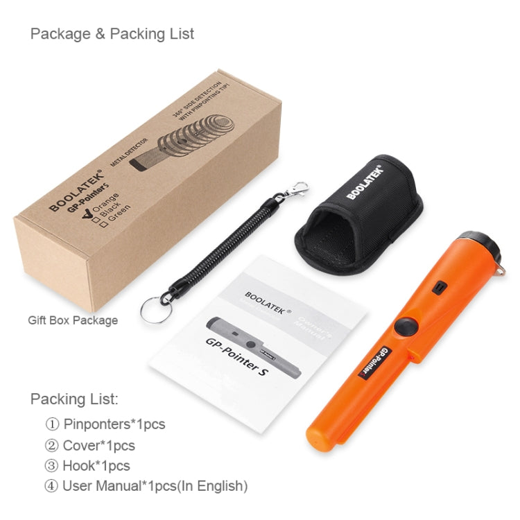Metal Detector Gold DetectorPointer Pinpointing Random Package Delivery, Goint S Green, Goint S Orange, Goint S Black