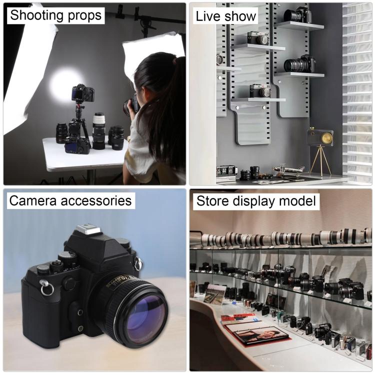 Non-Working Dummy DSLR Camera Model DF Model Room Props Ornaments Display Photo Studio Camera Model Props, Black, White