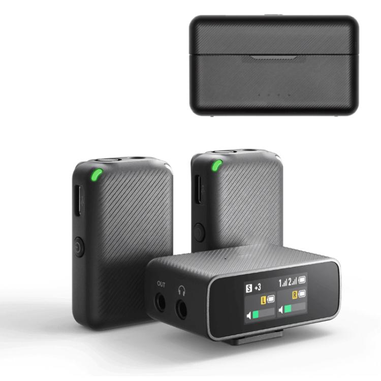 Original Wireless Transmission With OLED Touch Screen For DJI Mic, Model:2 Transmitters 1 Receiver