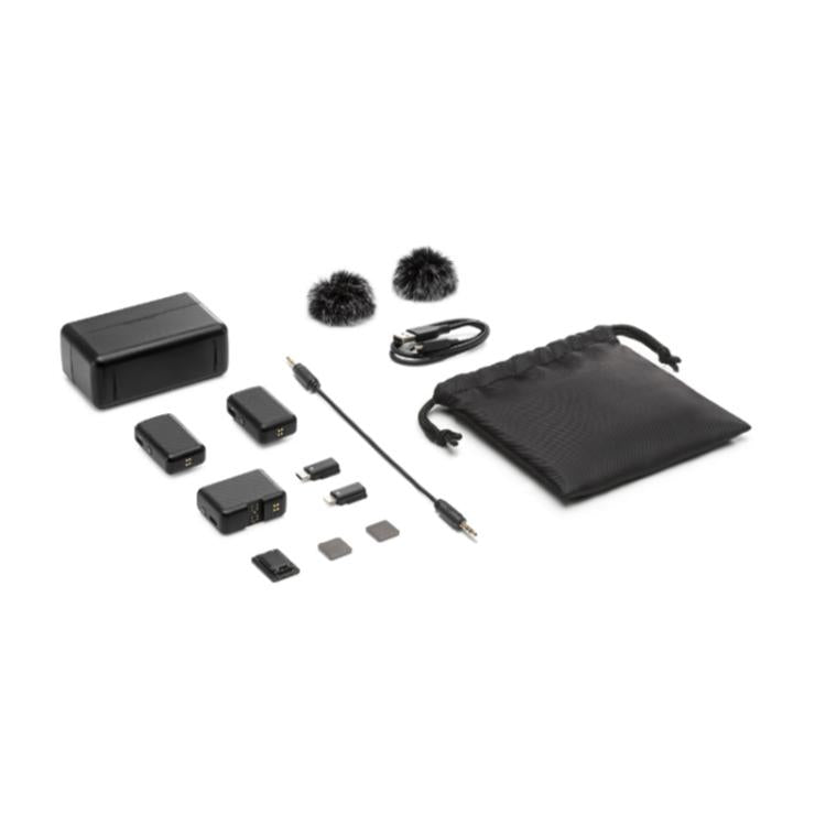 Original Wireless Transmission With OLED Touch Screen For DJI Mic, Model:2 Transmitters 1 Receiver