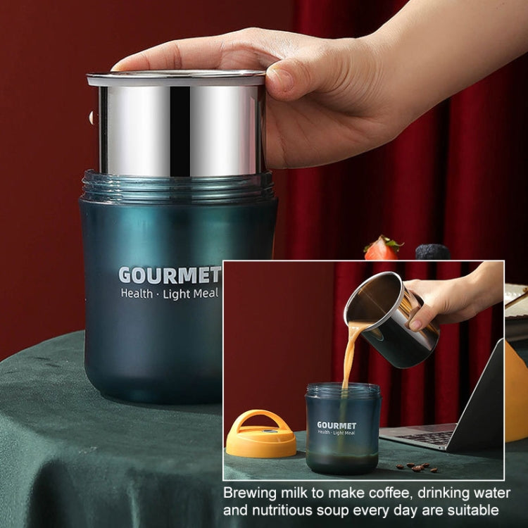 GOURMET Stainless Steel Insulation Cup Double-Sealed Insulation Soup Cup(Yellow)