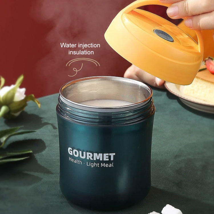 GOURMET Stainless Steel Insulation Cup Double-Sealed Insulation Soup Cup(Yellow)