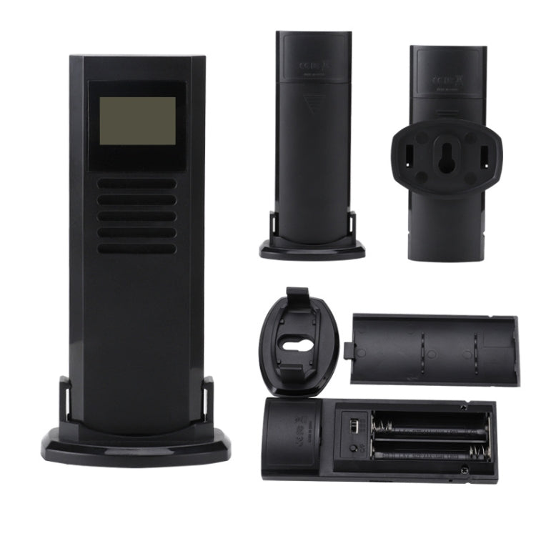 Three Dragged Multi-Function Wireless Thermometer And Hygrometer Indoor And Outdoor High-Precision Thermometer With Color Alarm, Wireless Thermometer