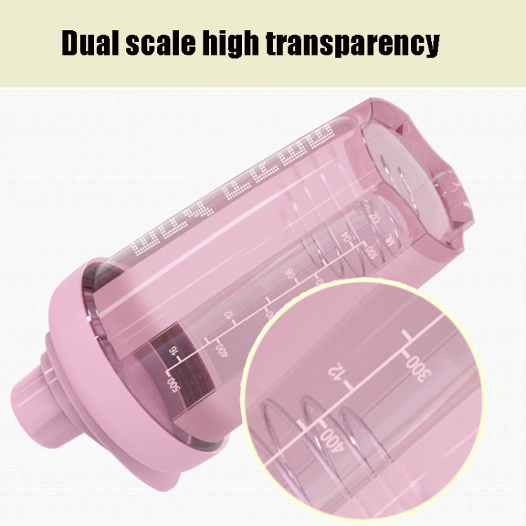 TC-1801 Milkshake Cup Plastic Fitness Sports Water Cup Shaking Cup, Pink