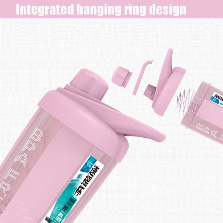 TC-1801 Milkshake Cup Plastic Fitness Sports Water Cup Shaking Cup, Pink