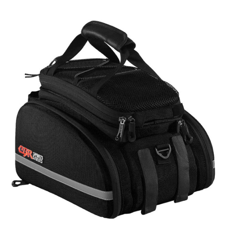 CBR Bike Hard Shell Shelf Bag Travel Bag Bicycle Hard Shell Shoulder Bag, Red, Blue, Black