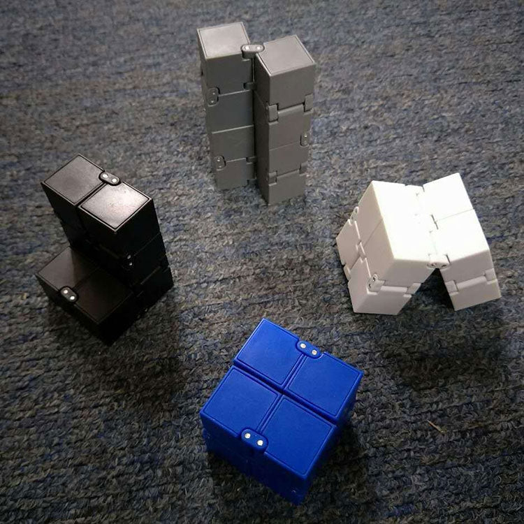 3 PCS Creative Folding Puzzles Magic Cube Infinity Cube Pressure Reduction Toy