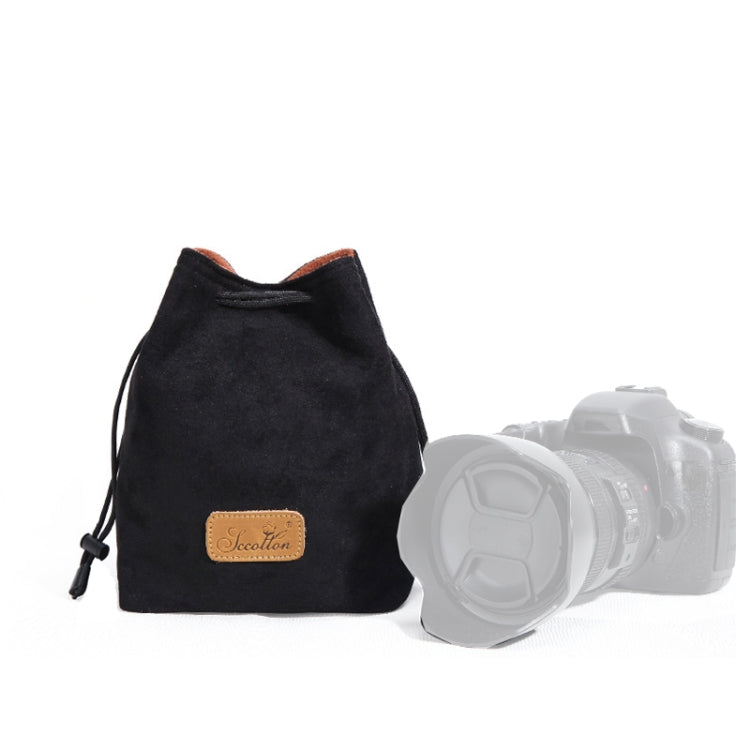 S.C.COTTON Liner Shockproof Digital Protection Portable SLR Lens Bag Micro Single Camera Bag, Square Khaki L, Square Blue L, Square Gray L, Square Brown L, Square Black L, Square Khaki M, Square Blue M, Square Gray M, Square Brown M, Square Black M    ...