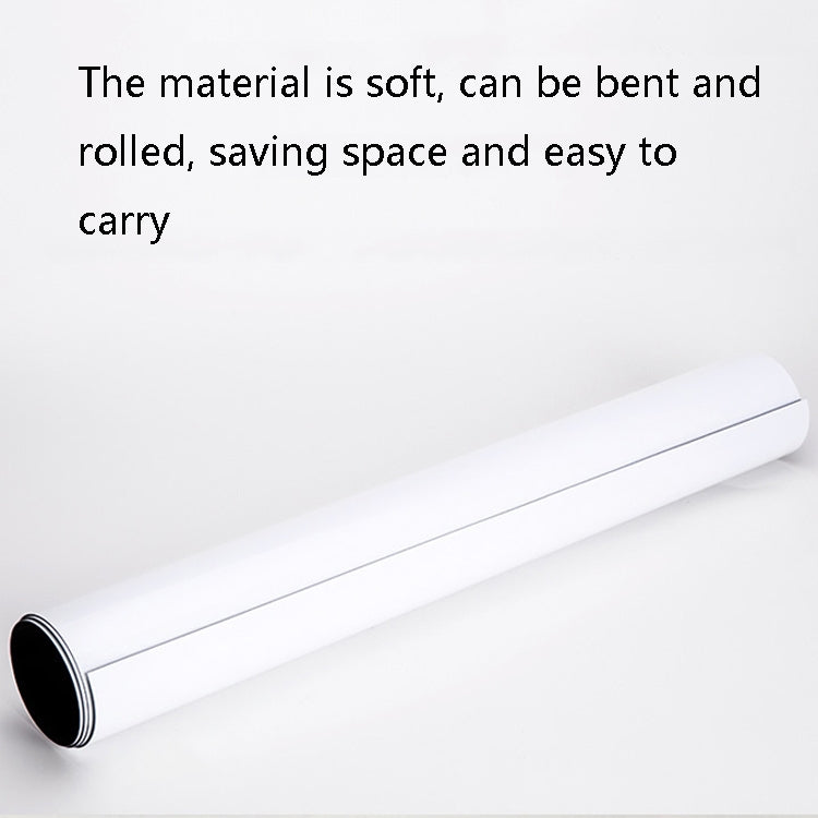 Deli Soft Iron Whiteboard Wall Sticker Office Study Home Erasable Magnetic Whiteboard Sticker, Size: 8715 (0.5x450x1000mm)
