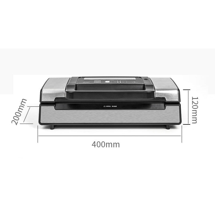 Deli Household Food Sealing Machine Fresh-Keeping Compression Small Packaging Machine, CN Plug, Model: 14891 (Black)