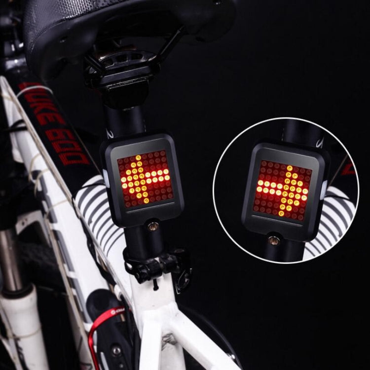 Intelligent Steering Brake Tail Light USB Rechargeable Bicycle Light Cycling Warning Safety Light, Intelligent Steering Brake Tail Light
