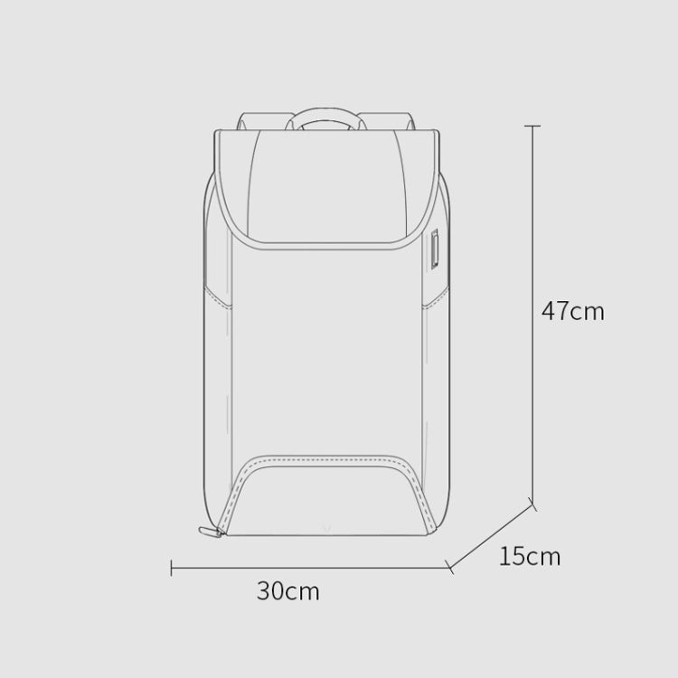 BANGE Men Anti-Theft Backpack Waterproof Large-Capacity Backpack Computer Bag(Gray)