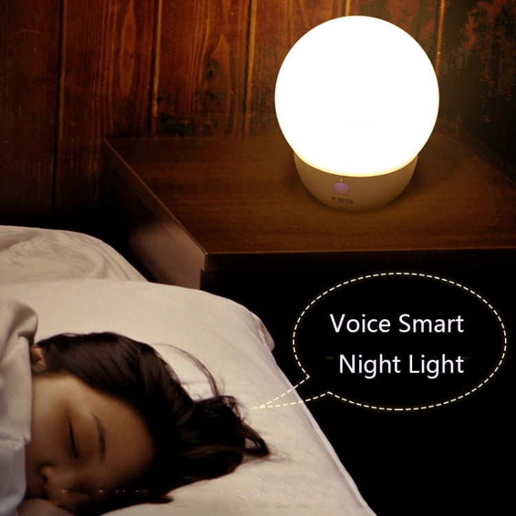 INETFISH DZY2021 Voice Smart Night Light Bedroom LED Eye Protection Desk Lamp Wireless Remote Control Bedside Lamp(Night Pearl Off-line Voice)