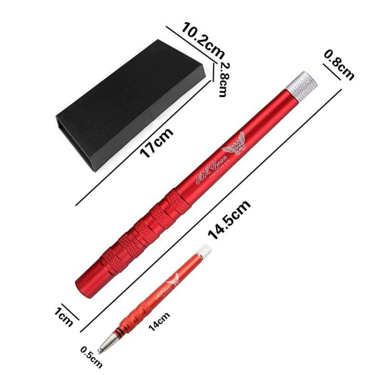 MM VWAN Magic Hairdressing Eyebrow Trimming Engraving Pen Scoring Stainless Steel Razor(Silver)