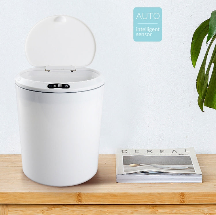 EXPED SMART Desktop Smart Induction Electric Storage Box Car Office Trash Can, Specification: 5L USB Charging (Khaki)