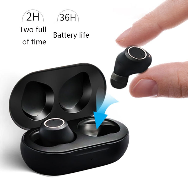 GM-305 Binaural Magnetic Rechargeable Hearing Aid Wireless Bluetooth Elderly Voice Amplifier, GM-305 (Black), GM-305 (White)
