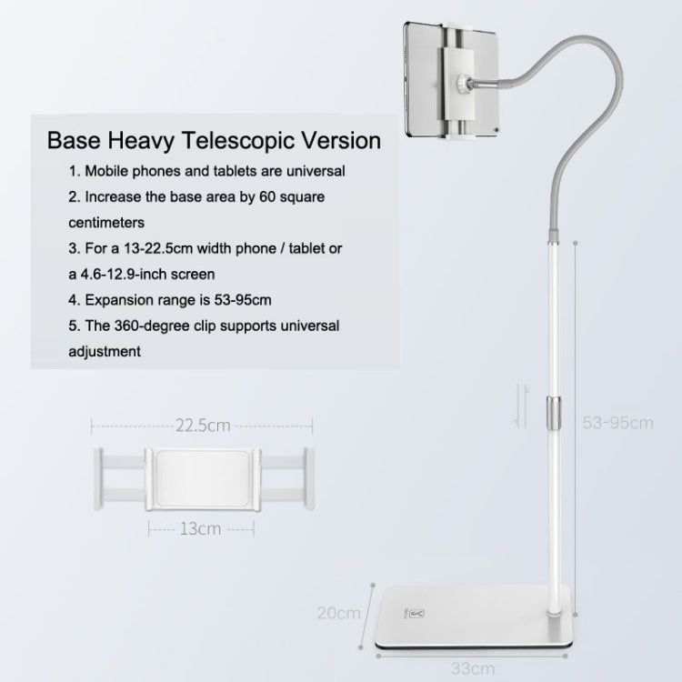 SSKY L6 Bedside Sofa Live Landing Phone Tablet Computer Bracket, Style:, L6 Experience Version (White), L6 Experience Version (Black), L6 Base Heavy Telescopic Version (White), L6 Phone Version (White), L6 Phone Version (Black)                         ...