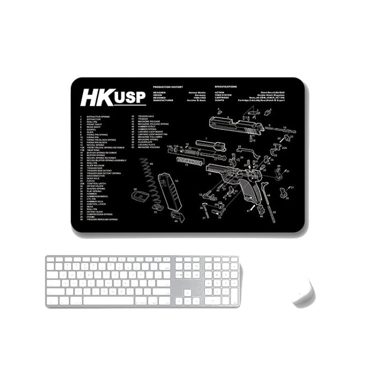2 PCS Heat Transfer Non-Slip Single-Sided Office Gaming Mouse Pad, 2mm, 3mm