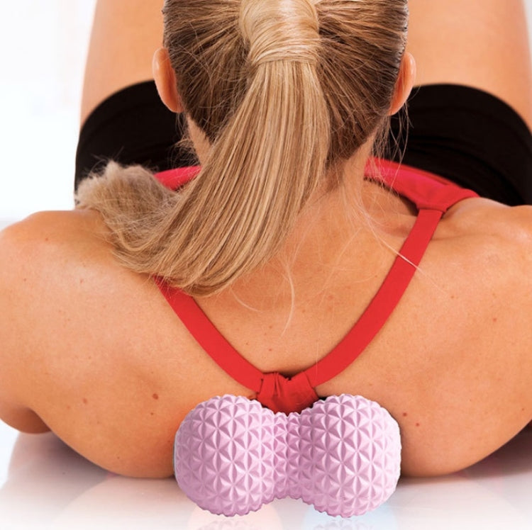 AMYUP Massage Plantar Fascia Ball Cervical Acupoint Deep Muscle Relaxation Peanut Ball(Blue)