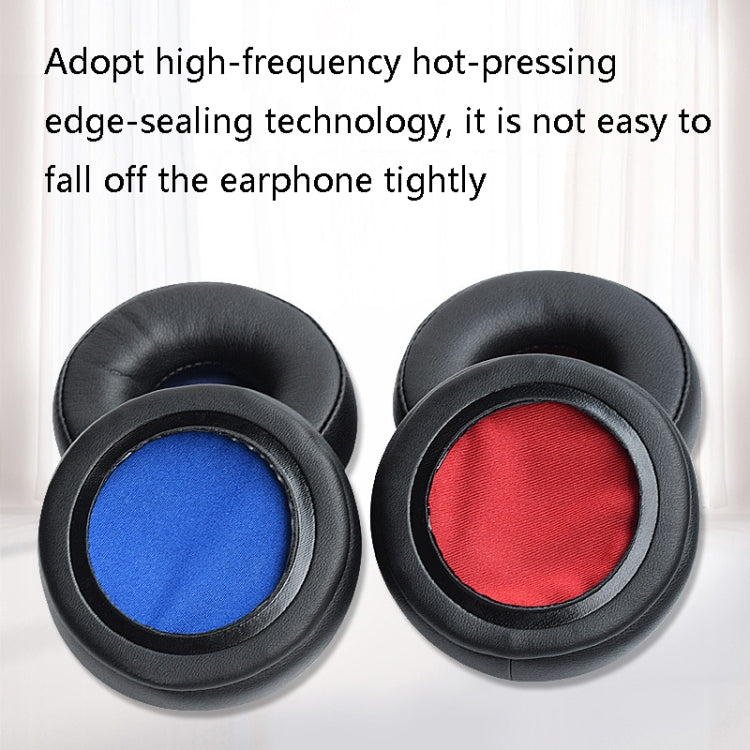 2 PCS Headphone Sponge Cover Headphone Leather Cover For Jabra Revo Wireless, Colour: Black Black Net, Black Black Net, Black Blue Net, Black Gray Net