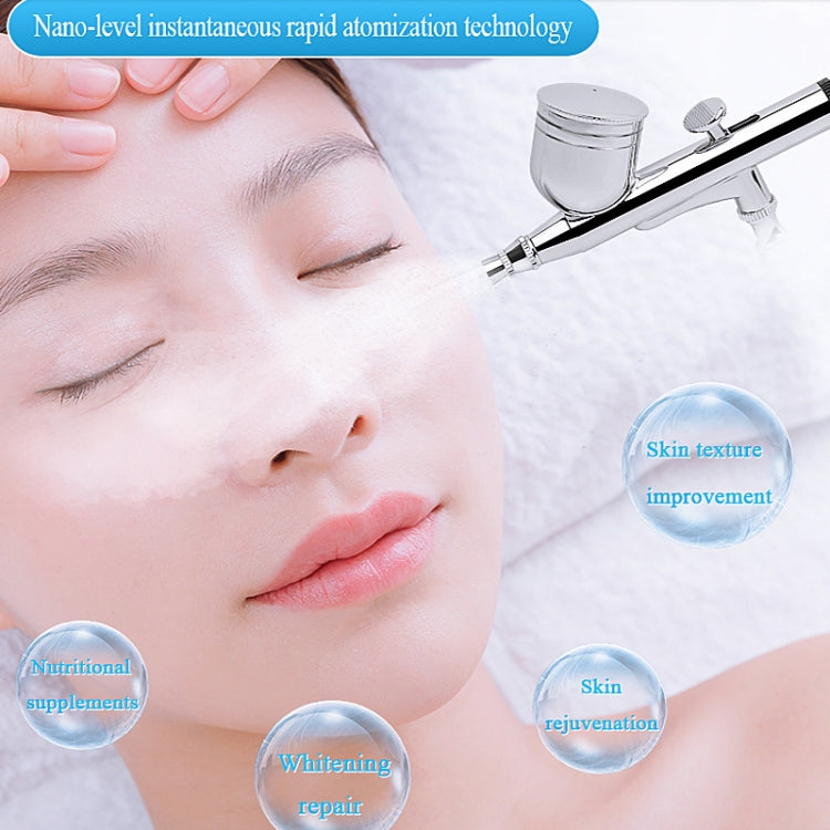 Beemyi BS-103 Beauty Salon High Pressure Oxygen Injection Device Household Handheld Facial Nano Spray Beauty Moisturizing Device, Specification: EU Plug( Large Capacity)