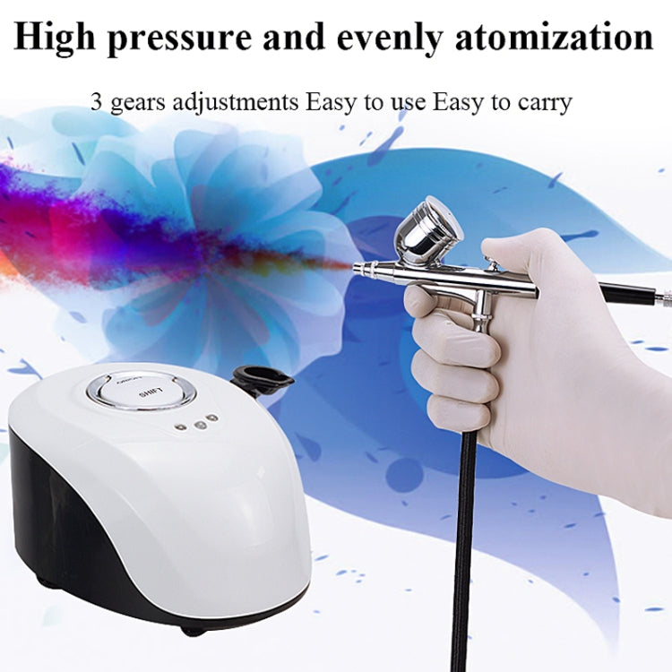 Beemyi BS-103 Beauty Salon High Pressure Oxygen Injection Device Household Handheld Facial Nano Spray Beauty Moisturizing Device, Specification: EU Plug( Large Capacity)