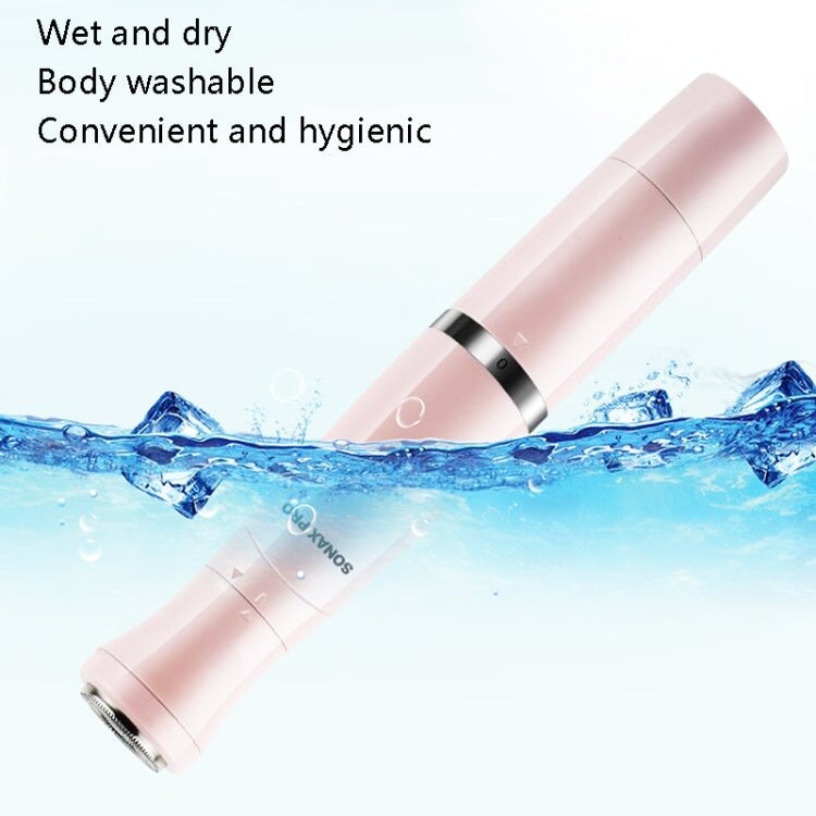 SONAX PRO SN-8933 4 In 1 Electric Women Shaver Multi-Function USB Charge Scraping Knife Hair Removal Device(White)