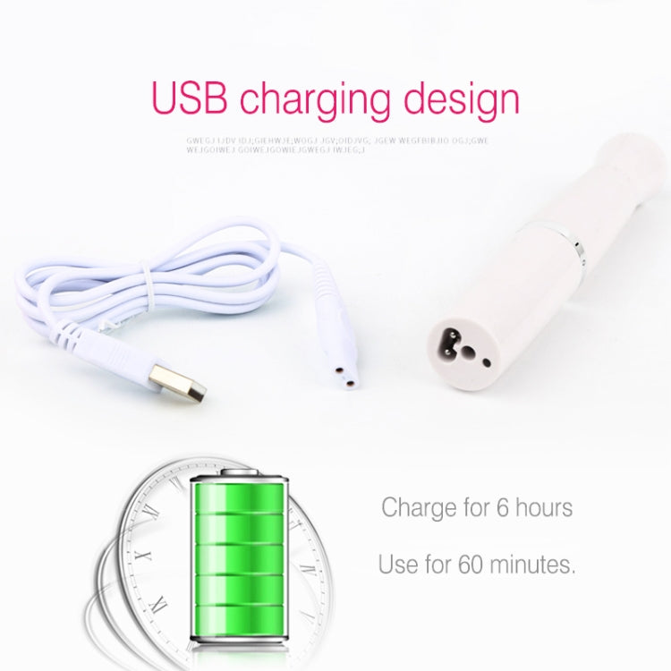 SONAX PRO SN-8933 4 In 1 Electric Women Shaver Multi-Function USB Charge Scraping Knife Hair Removal Device(White)