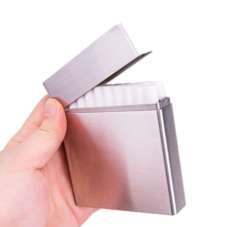 Men Stainless Steel Clamshell Business Cigarette Case(Y-9)