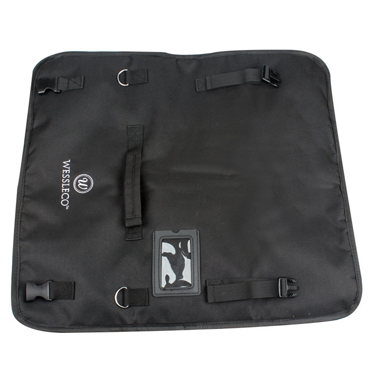 WESSLECO Chef Knife Storage Bag Knife Roll Bag(Black)