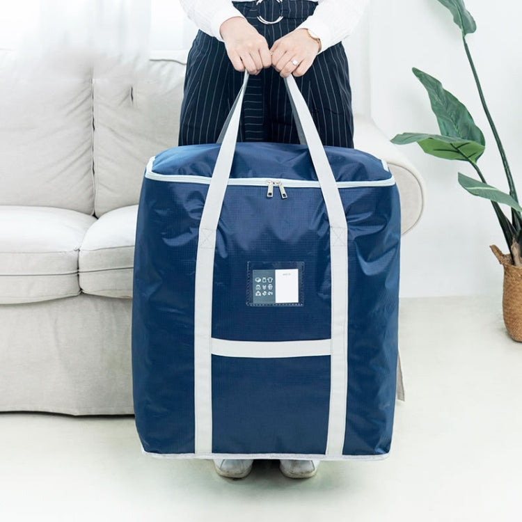 weekeight Clothing Quilt Storage Bag Household Moving  Luggage Organizer Bag, Colour: Navy Small