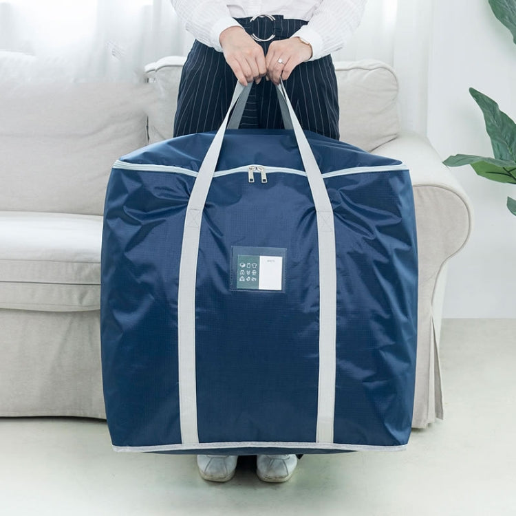 weekeight Clothing Quilt Storage Bag Household Moving  Luggage Organizer Bag, Colour: Navy Large
