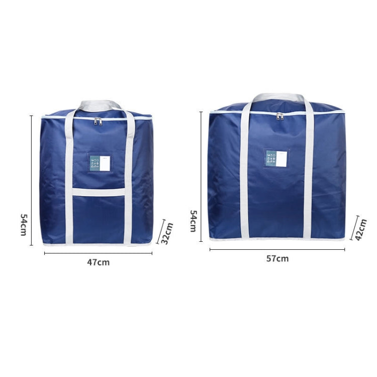 weekeight Clothing Quilt Storage Bag Household Moving  Luggage Organizer Bag, Colour: Wine Red Large
