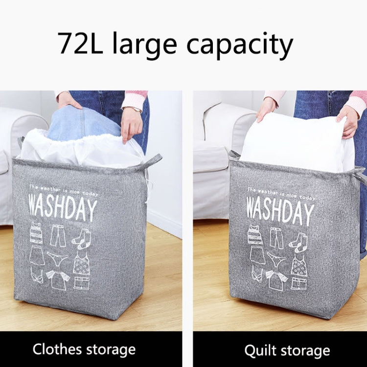 weekeight Clothing Quilt Storage Bag Household Moving  Luggage Organizer Bag, Colour: Light Blue