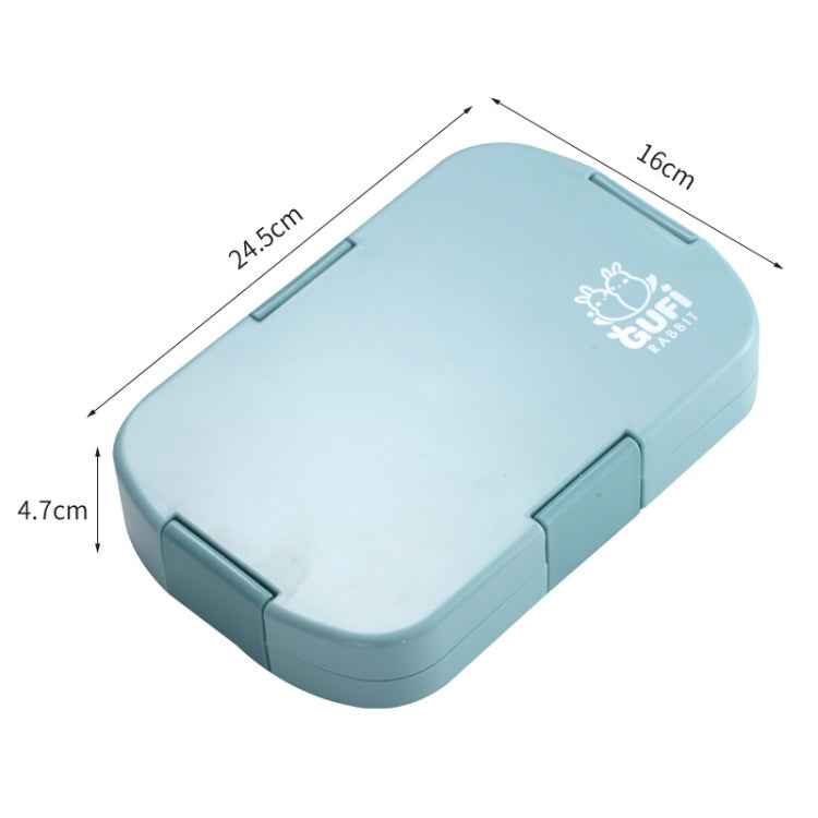 XINGCHENG XC-451 Microwave Student Lunch Box Plastic Compartment Portable Lunch Box(Pink)