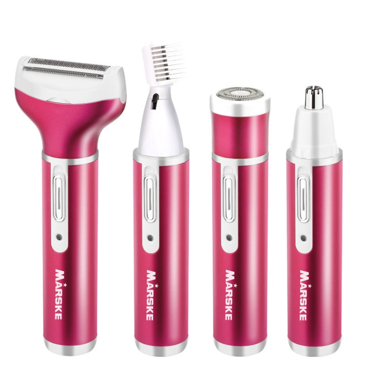 MARSKE Safe Hair Removal Electric Hair Removal Device For Women(USB Purple Red)