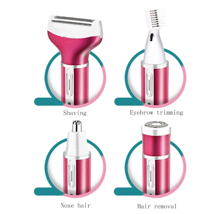 MARSKE Safe Hair Removal Electric Hair Removal Device For Women(US Plug Purple Red)