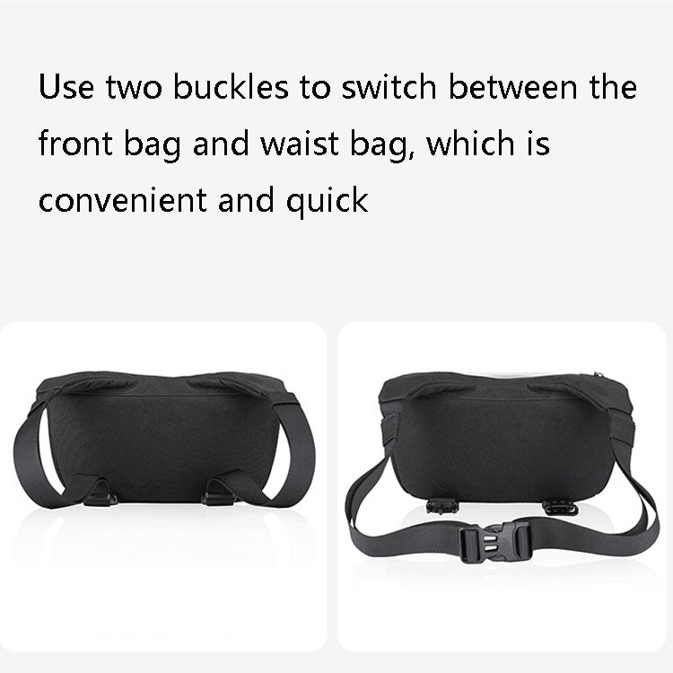 Rhinowalk X21923 Bicycle Front Hanging Bag Multi-Function Bike Waterproof Front Bag(Matte Green)