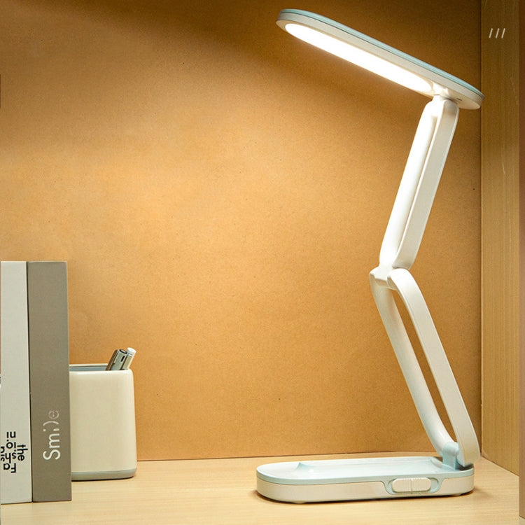 YAGE T125 LED Desk Lamp USB Foldable Reading Eye Light, Colour: Blue White